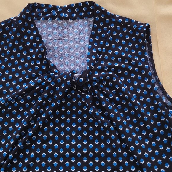 Talbots Stretch Sleeveless Blouse Size Small - Picture 6 of 6